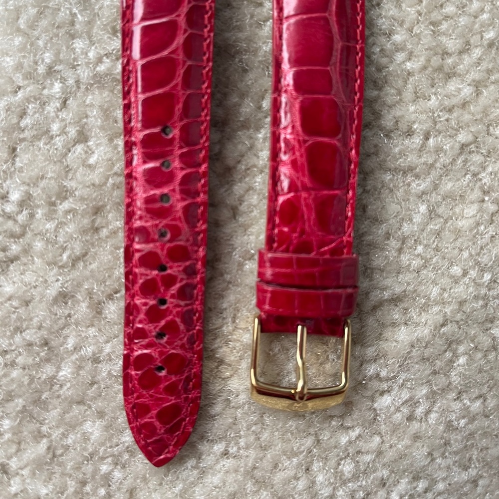 Michele crocodile watch band